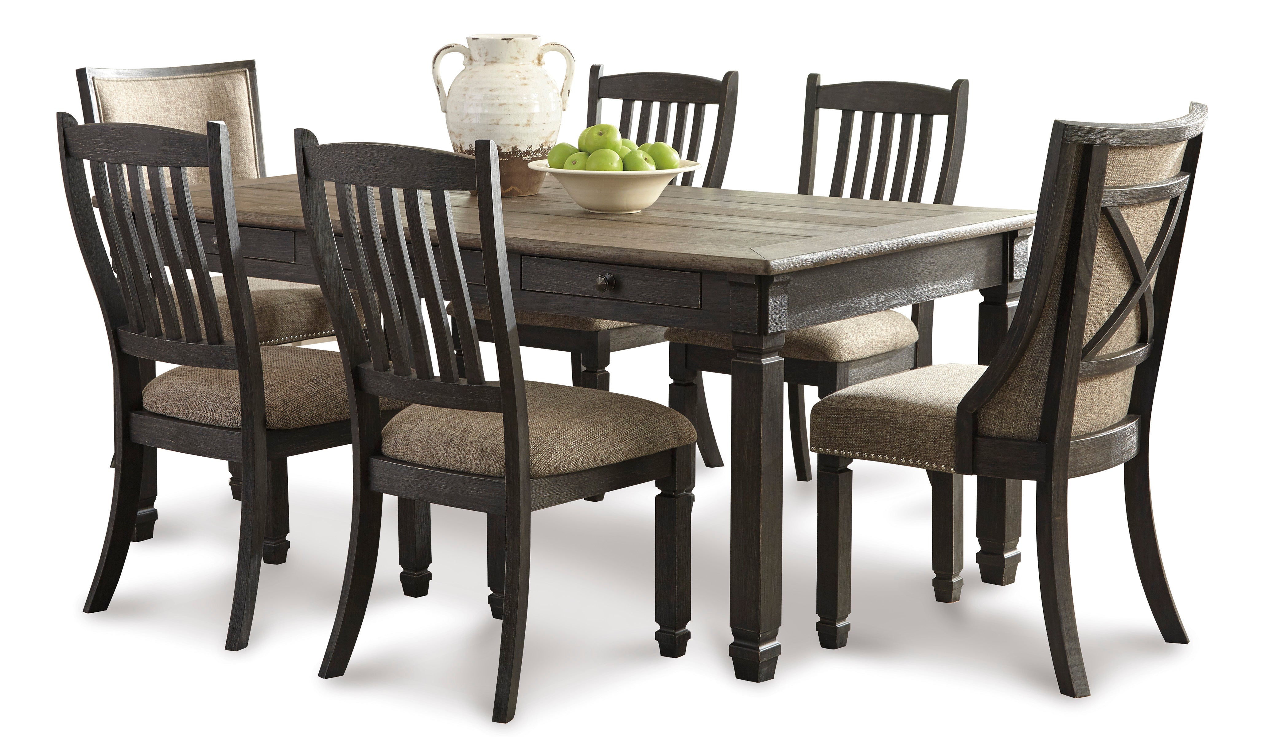 Tyler Tables Tyler Creek Dining Table and 6 Chairs