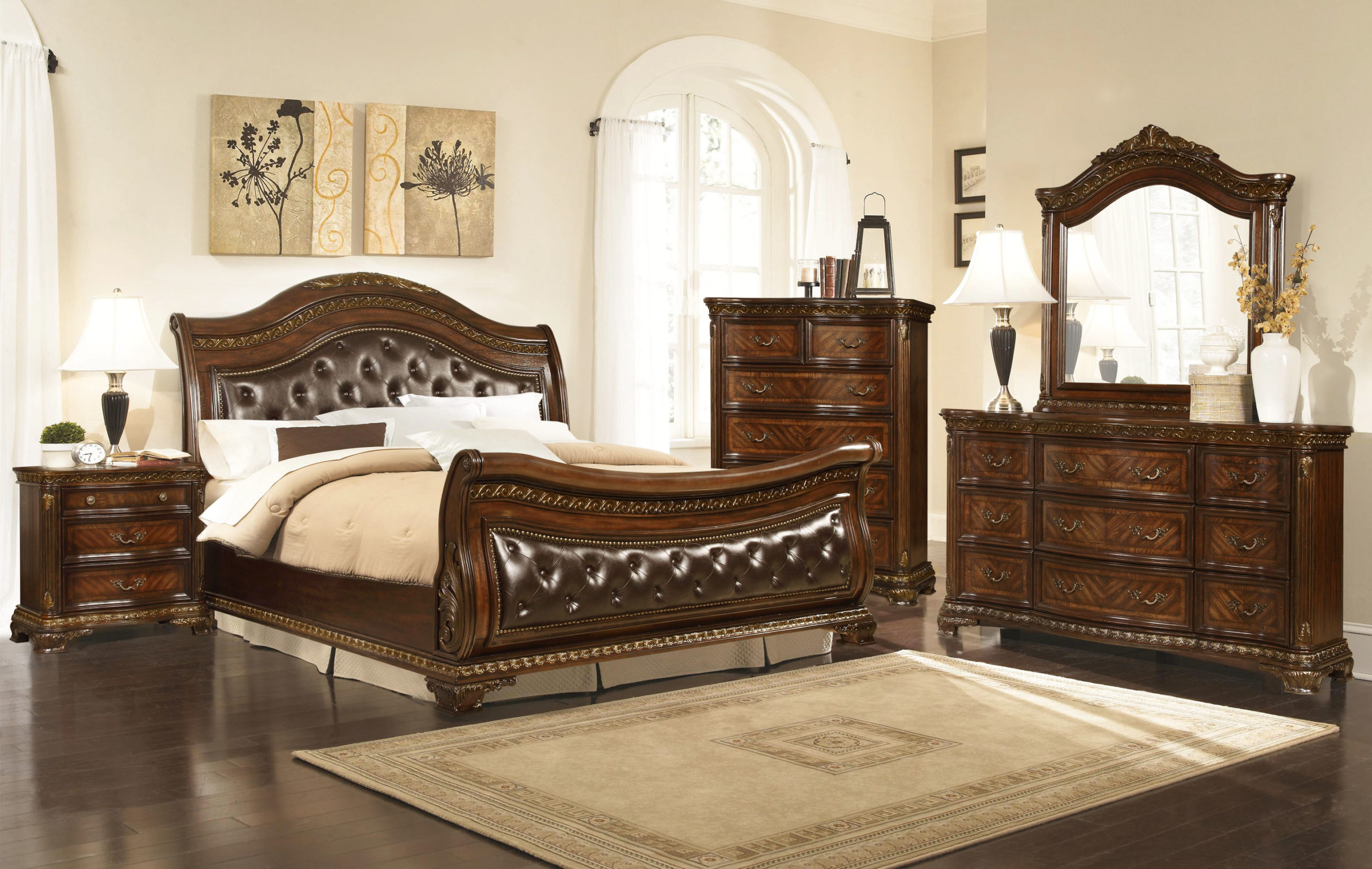 King Arthur Solid Wood Bedroom Set